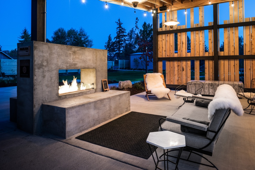 An interior of the Lodges on Vashon Island | Photo courtesy of Lodges on Vashon